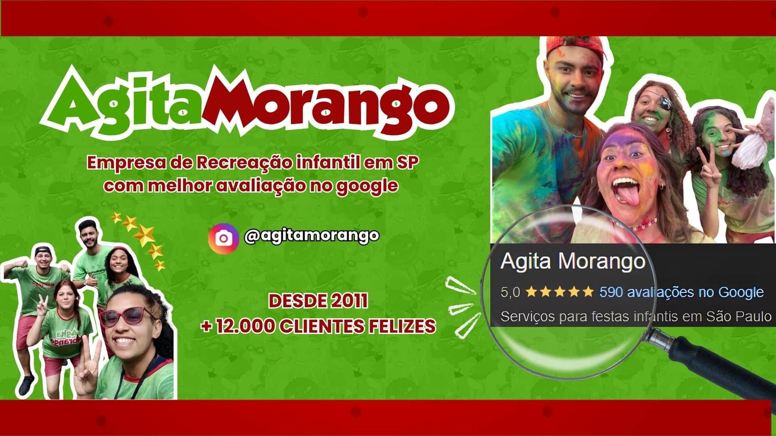 Agita Morango — Recreação e experiências afetivas premium em São Paulo com a melhor avaliação no Google.